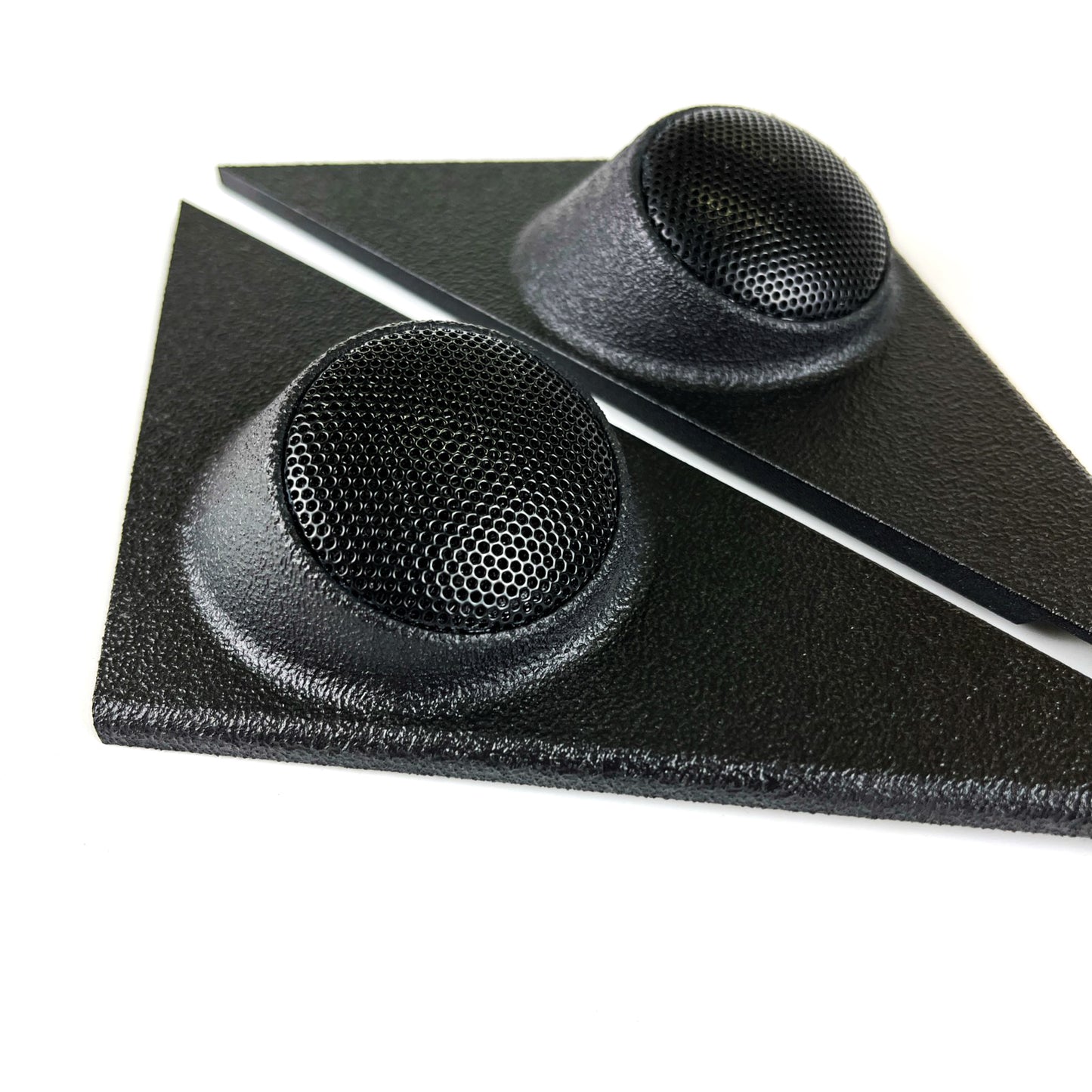 BMW E30 3er Tweeter Door Speaker Housing Mirror Cover Left Right Black 42mm New