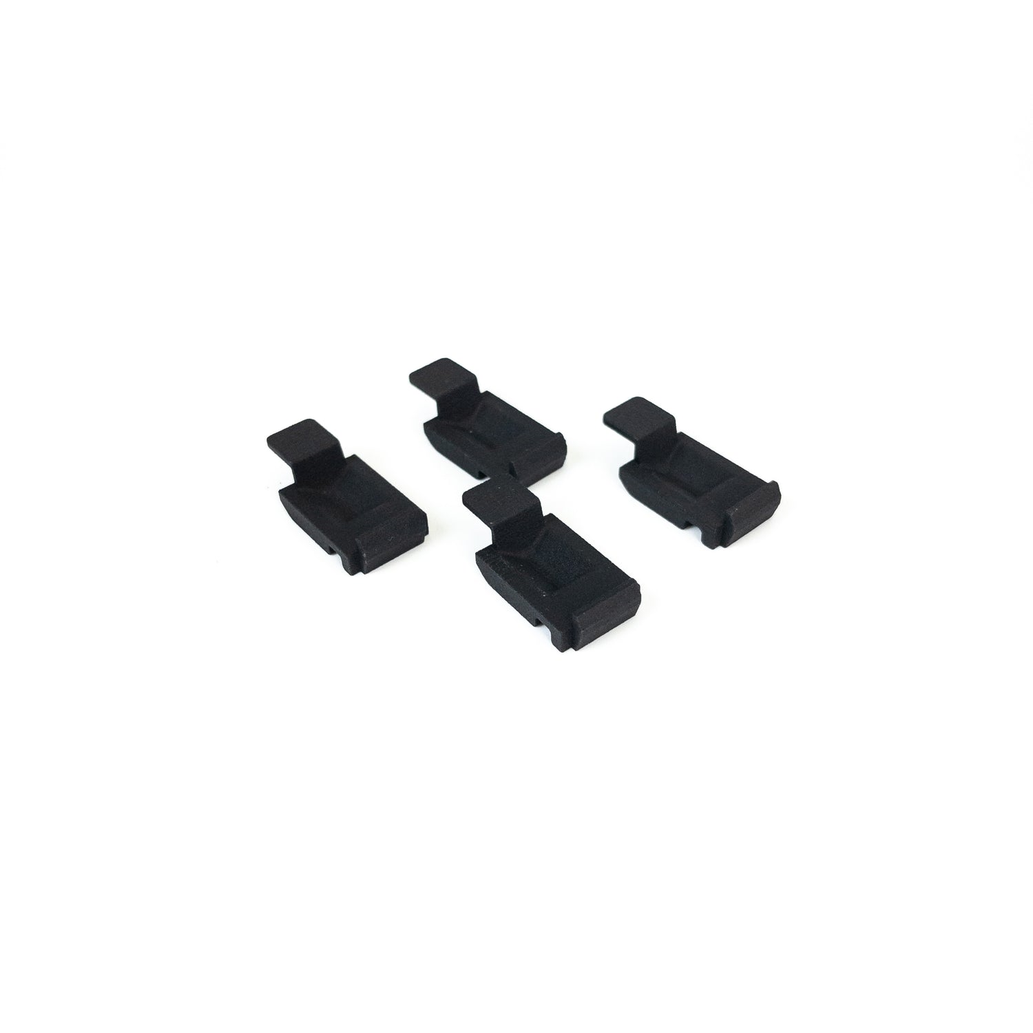 Mercedes-Benz W123 W126 door lock rubber striker repair parts – 4pc set – 240D 280E 300D