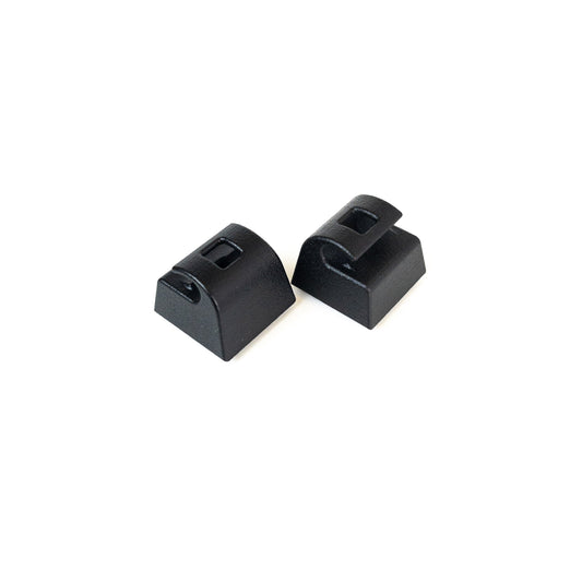 Jaguar XJ6 XJS XJ12 sun visor clips – set of 2 – black – OEM HMD1084AAAEE new