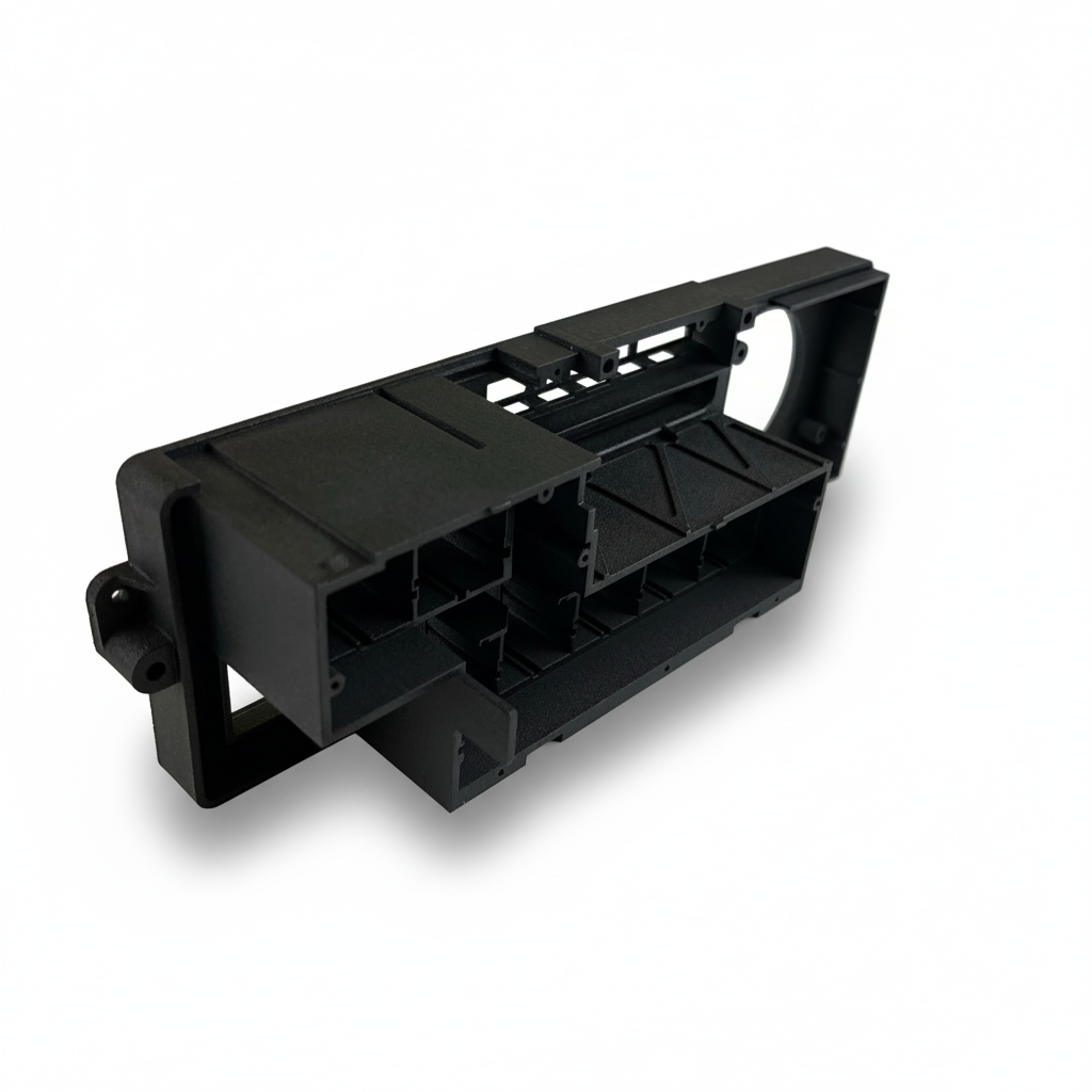 Honda CRX heater climate control housing back view