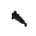 A black heater flap actuator, a 3D printed part, designed to fit Porsche Cayenne, VW Touareg, and Audi Q7 vehicles.
