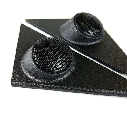BMW E30 3er Tweeter Door Speaker Housing  Mirror Cover Left Right Black 42mm New