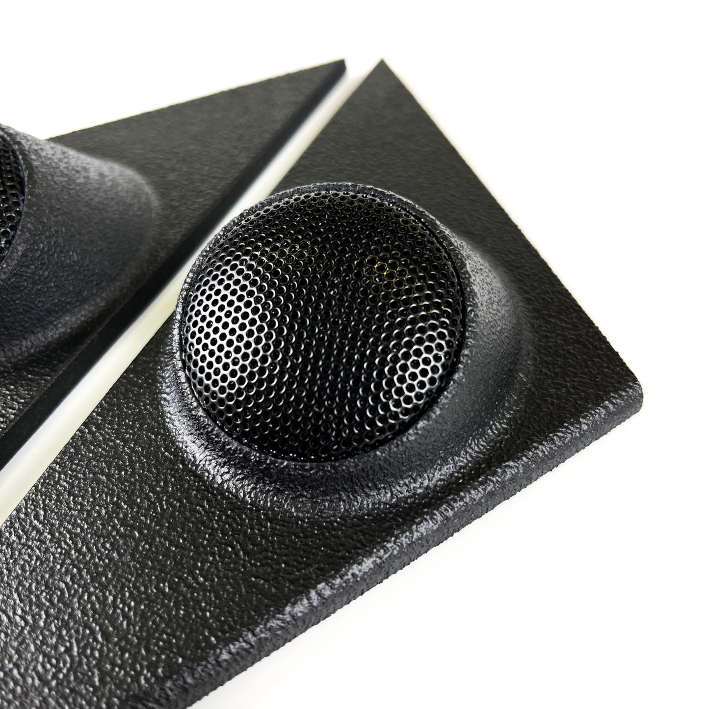 BMW E30 3er Tweeter Door Speaker Housing  Mirror Cover Left Right Black 42mm New