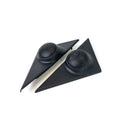 BMW E30 tweeter door speaker housings mirror covers left and right pair, OEM 65131377688 65131377687