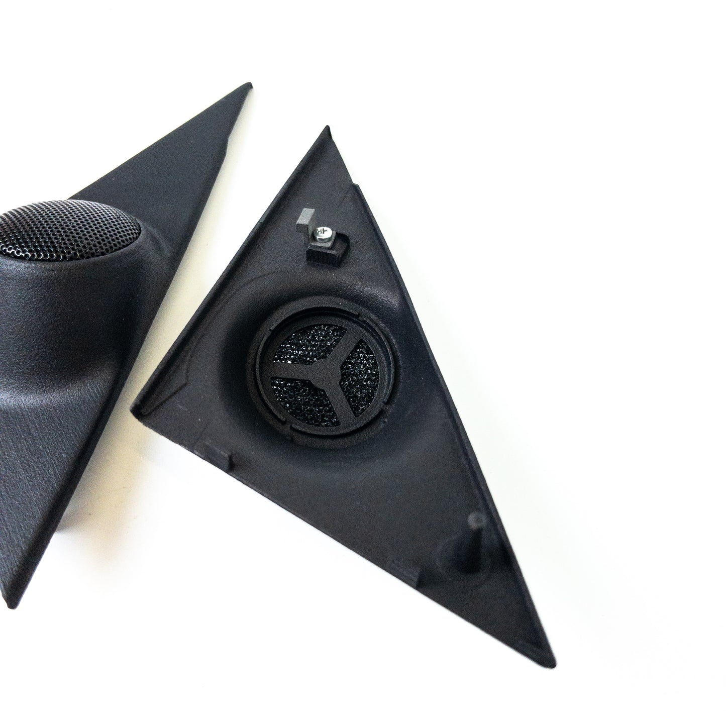 BMW E30 tweeter housing front view with 42 mm speaker opening, replacement for 65131377687