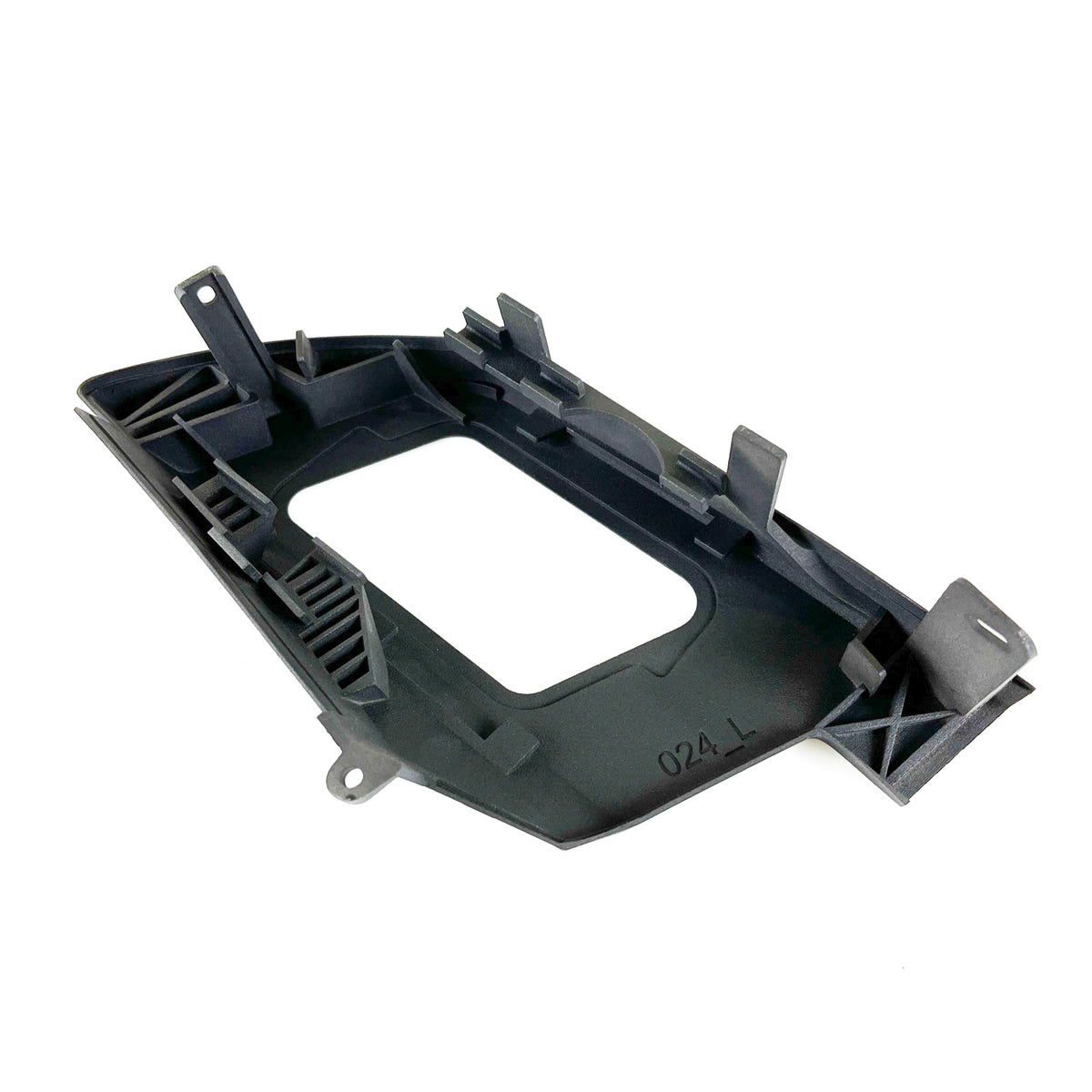 Schwarze Ersatzblende für den Sicherheitsgurt-Austritt des Mercedes-Benz R129 aus dem Zubehörmarkt