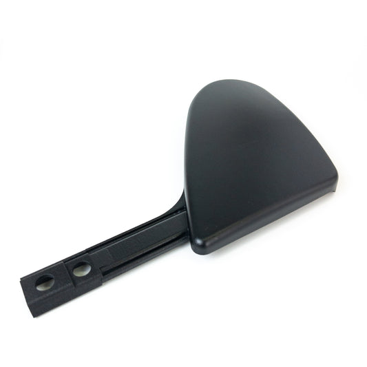 Porsche 986 Boxster 911 996 seat hinge cover plate trim black, OEM 98652131500 99652131500