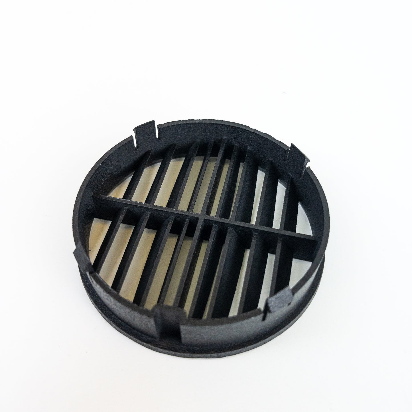 Land Rover Range Rover Classic dash vent back side with mounting clips, discontinued part